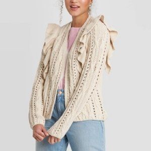 NWOT Universal Thread Chunky Knit Cardigan Sweater